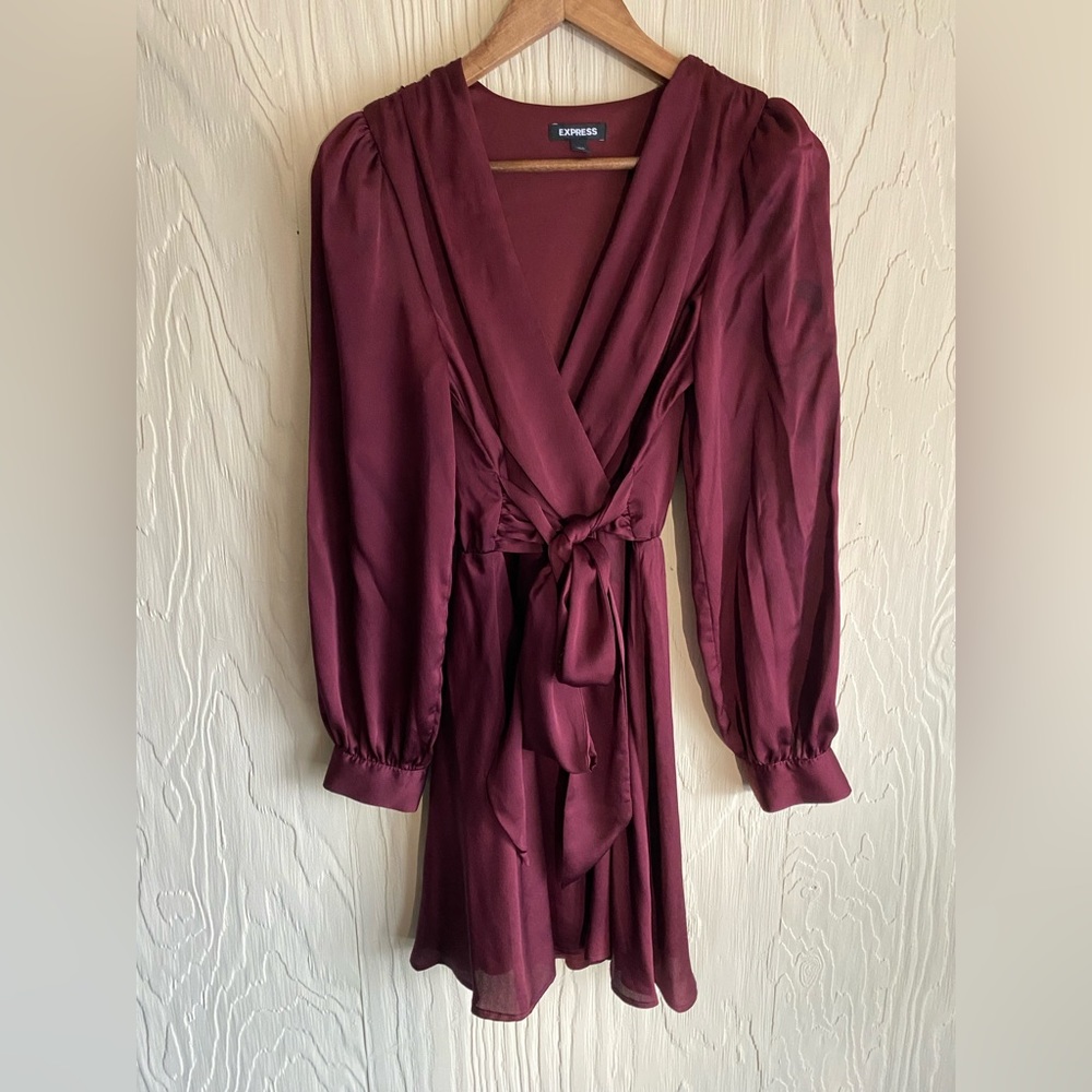 Burgundy Express Dress